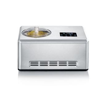 Sorbetière avec fonction yaourtière 2 en 1 Severin EZ 7406 180 W Argent - Neuf