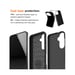 Eiger - Coque Rigide Noire Ultra-renforcée Polycarbonate *drop-test 4 Metres* pour SAMSUNG GALAXY S24 / S25