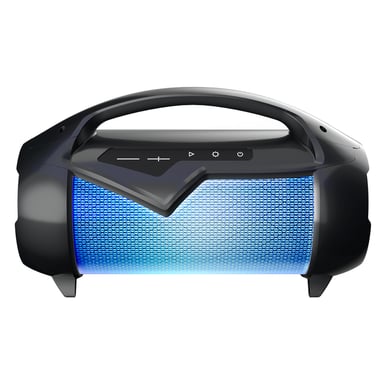 BigBen Party Lite 50W IPX54 Altavoz Bluetooth Ligero con Asa de Transporte Negro