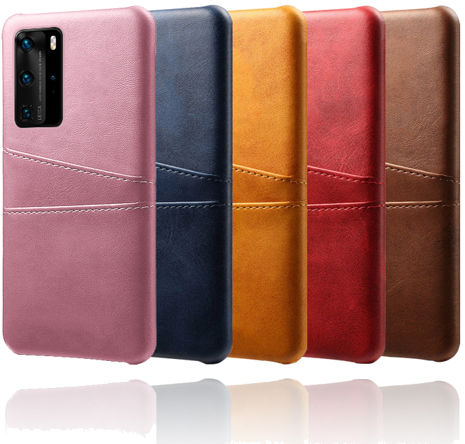 Coque Porte-cartes pour HUAWEI P40 Pro Simili-cuir Protection
