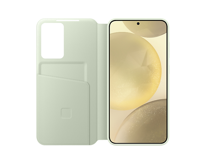 Samsung Smart View Case coque de protection pour téléphones portables 17 cm (6.7 ) Étui avec portefeuille Vert Samsung Galaxy S24+ - Neuf