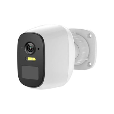 Konyks Camini Air SE - Cámara de vigilancia inalámbrica WiFi para exteriores, notificaciones de detección de movimiento, visión nocturna en color, función de luz y sirena