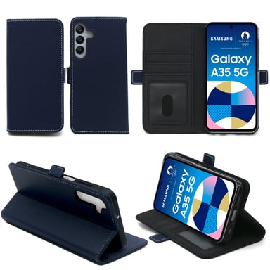 Samsung Galaxy A35 5G Funda / Tapa Estuche protector Azul