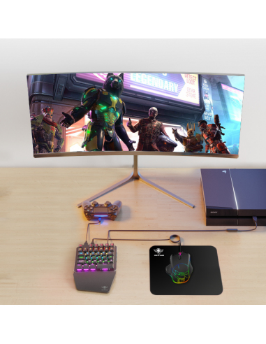 Spirit of Gamer Xpert Gameboard G700 clavier incluse Jouer USB QWERTY Anglais Neuf - vue 2