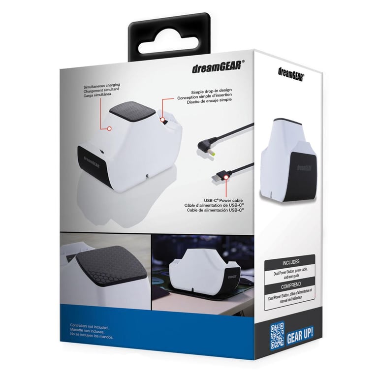 DreamGEAR Dual Power Station For PS5 Neuf - vue 2