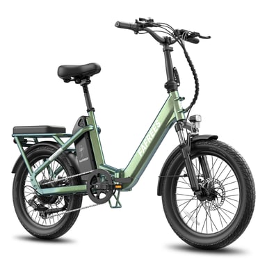 Vélo électrique FAFREES F20 Flex pour les trajets domicile-travail, batterie 36 V 20 Ah / autonomie de 100 km, capteur de couple - vert éclatant