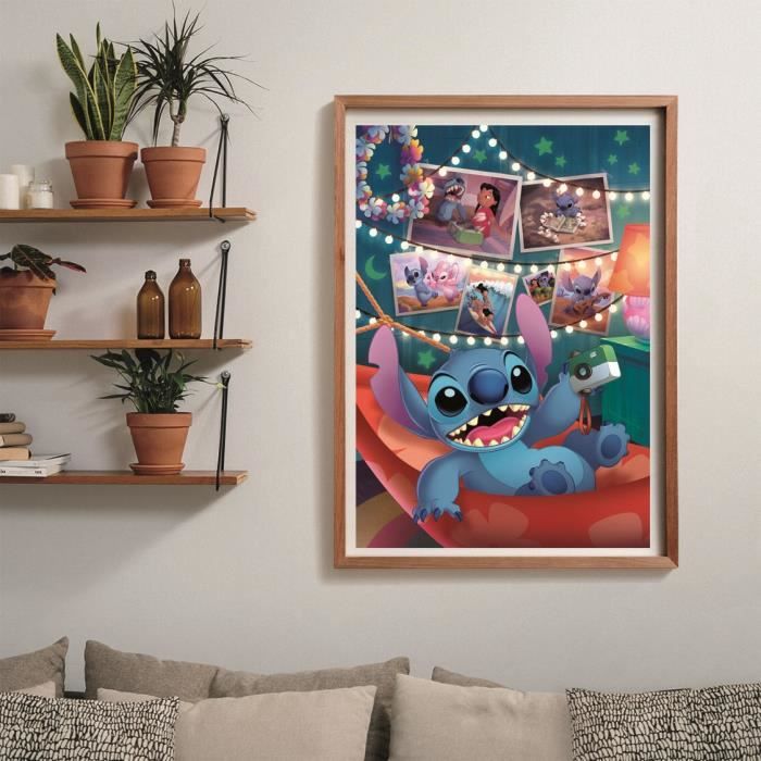 Puzzle 1000 pièces + Poster : Disney : Stitch Clementoni Puzzles - vue 6