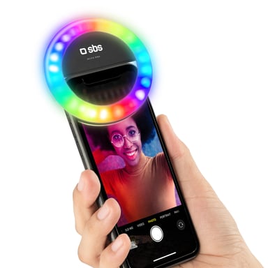 Anneau lumineux multicolore pour selfie- SBS