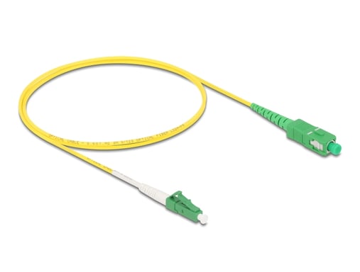 Delock Cable Light Wave Ladder LC-APC a SC-APC Simplex SingleMode OS2 1 m (83235)