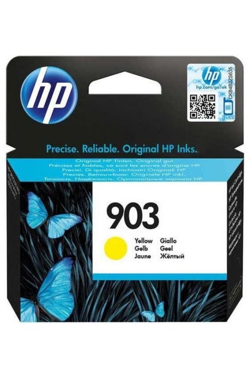 HP 903 cartouche d'encre jaune authentique pour HP OfficeJet Pro 6950/6960/6970 (T6L95AE) - Neuf