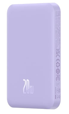 Baseus P10022107513-00 batería externa 5000 mAh Cargador inalámbrico Púrpura