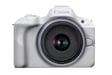 Canon EOS R50, White + RF-S 18-45mm F4.5-6.3 IS STM Kit MILC 24,2 MP CMOS 6000 x 4000 Pixeles Blanco