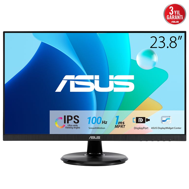 ASUS VA24DQFR écran plat de PC 60,5 cm (23.8 ) 1920 x 1080 pixels Full HD LCD Noir - Neuf