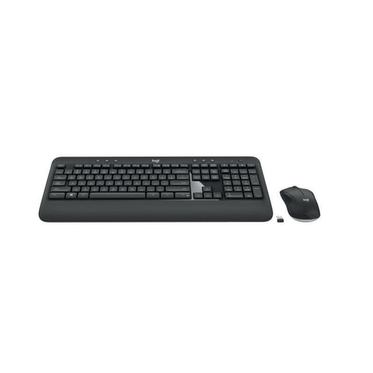 Logitech 920-008676 clavier Souris incluse Universel USB AZERTY Français Noir, Blanc - Neuf