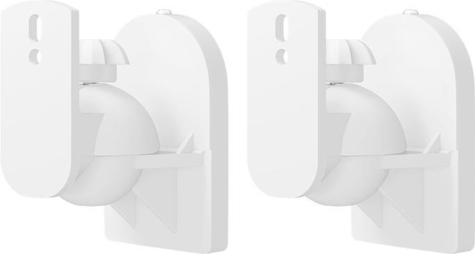 Goobay 49394 supporto per diffusori a parete Acrilonitrile-Butadiene-Stirene (ABS) Bianco