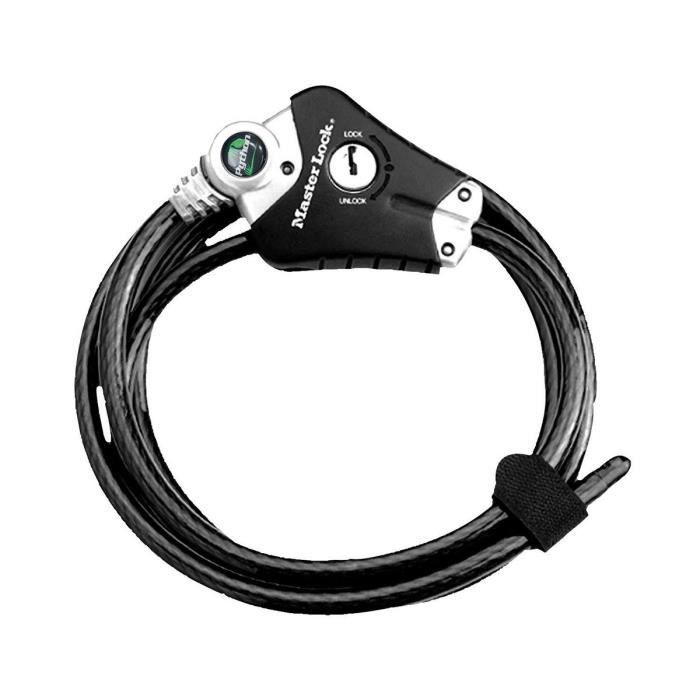 MASTER LOCK Câble antivol breveté ajustable de 30 cm à 1 8 - vue 4