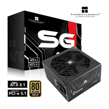 Fuente de alimentación modular para PC - SG850 - 80+ Gold - Negro