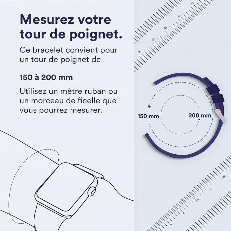 Bracelet Apple Watch 49mm Silicone - vue 9