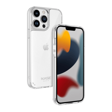 Carcasa antigolpes híbrida antibacteriana invisible para Apple iPhone 13 Pro, Transparente