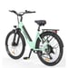 Bicicleta Eléctrica HillMilES MileCity 1 - Motor 250W Batería 36V13Ah Neumáticos 26 Pulgadas Frenos de Disco Mecánicos - Verde