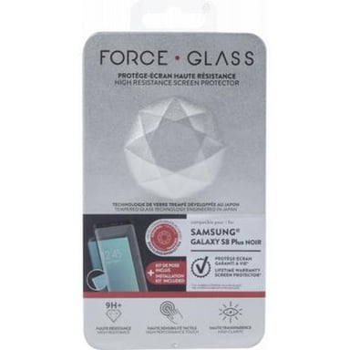 Protège écran pour Samsung Galaxy S8 + Original 3D Verre organique + Garantie à vie Force Glass