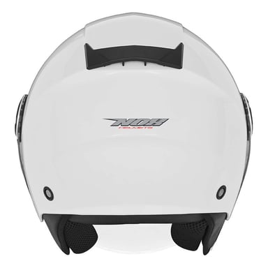 Casque Jet Nox N181 Blanc, taille M