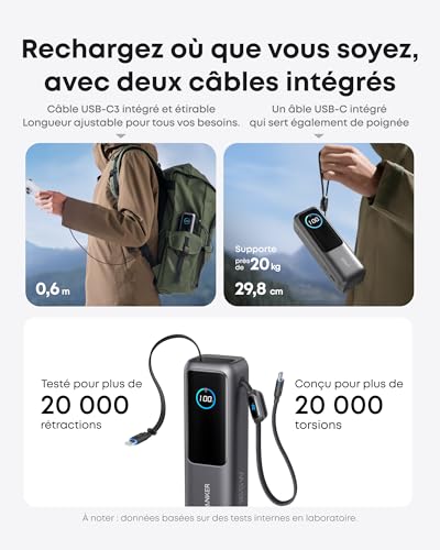 Anker A1695H11 banque d'alimentation électrique 25000 mAh Noir - Neuf