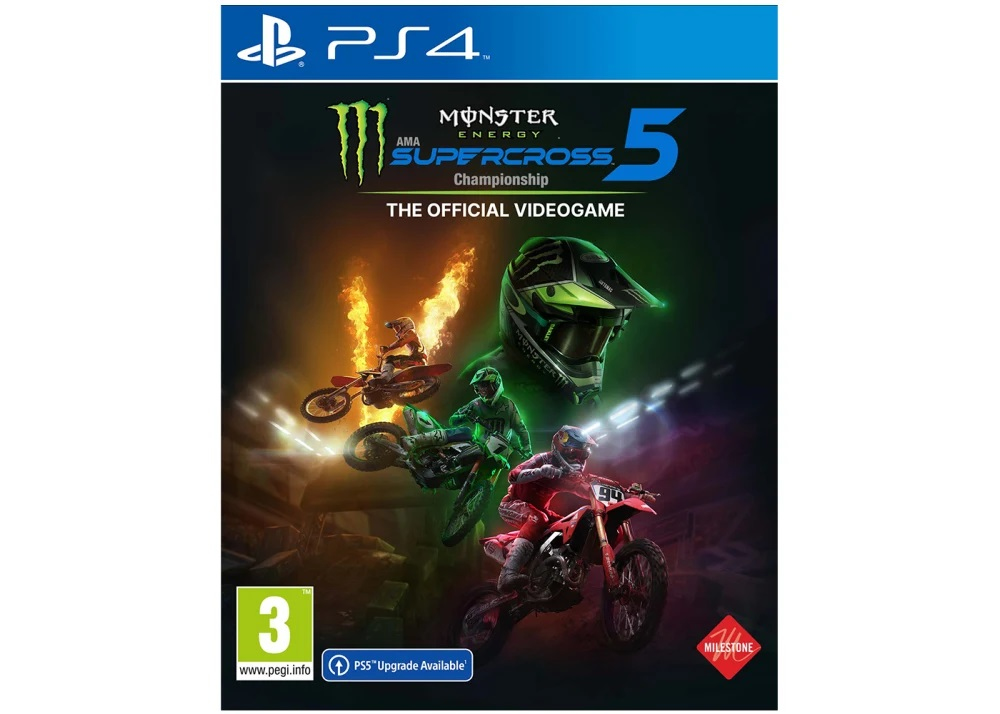 Monster Energy Supercross 5 Standard Anglais Espagnol Italien Français Allemand POR BRA PS4 - vue 2