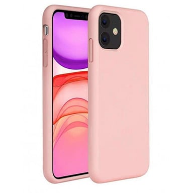 Coque arrière souple en silicone Riff Slim & Soft pour Apple iPhone 11 Pro Rose Rose