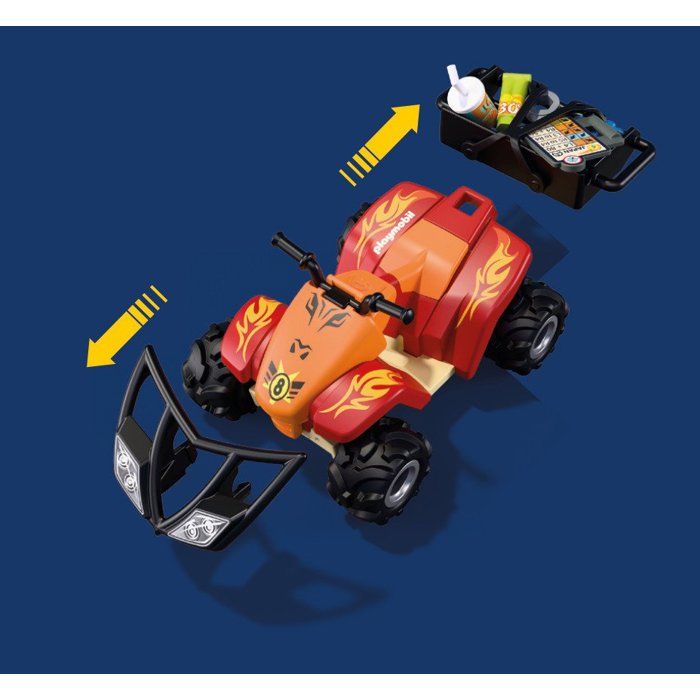 Playmobil Rallye 72064 Quad tout terrain - vue 10
