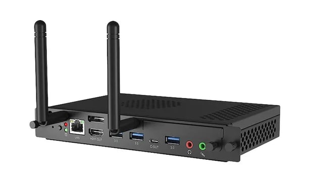 Avocor i7 OPS PC Gen12 16GB RAM 256GB Intel Core i7 i7-1260P DDR4-SDRAM SSD Windows 11 Pro Mini PC Nero (Avocor AVC-OPSI7-G12 - Slot-in digital signage player - 16 GB RAM - Intel Core i7 - SSD - 256 GB - Windows 11 Pro - 4K UHD 2160p - 60 fps - bl