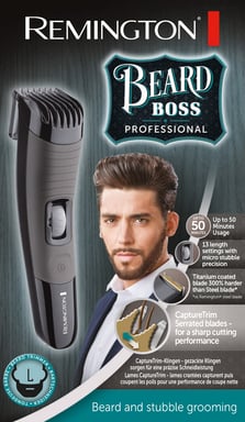 REMINGTON Tondeuse à Barbe  BEARD BOSS PRO pour une maîtrise totale de ta Barbe
