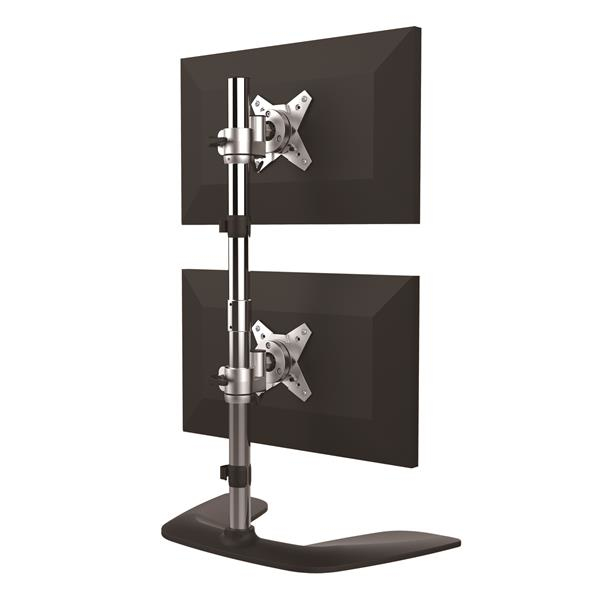 StarTech.com Bras pour écran PC double affichage à fixation verticale Aluminium - vue 3