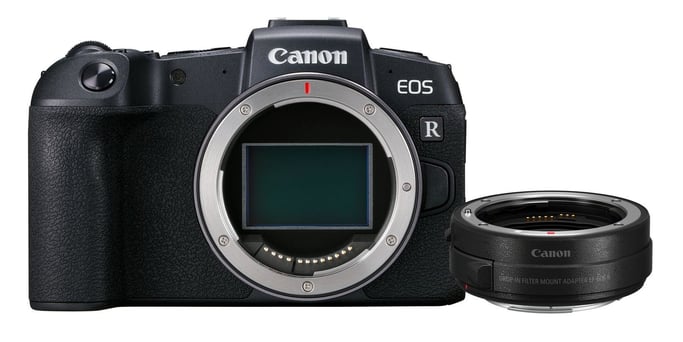Canon EOS RP Body + EF-EOS R Adapter Boîtier MILC 26,2 MP CMOS 6240 x 4160 pixels Noir