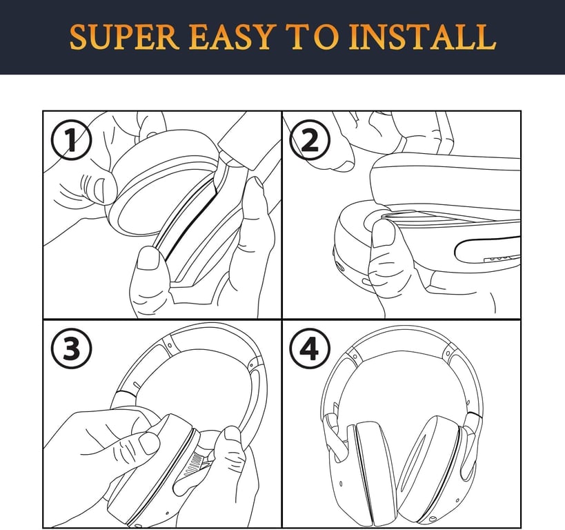 Coussinets SteelSeries Arctis – Pour Casque Arctis 1/3/5/7/9/PRO, 1 Paire - vue 8