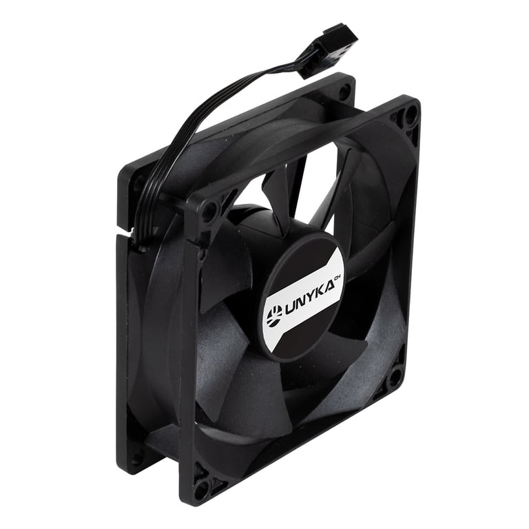 UNYKAch 80.80.25 système de refroidissement d'ordinateur Boitier PC Ventilateur 8 cm Neuf - vue 2