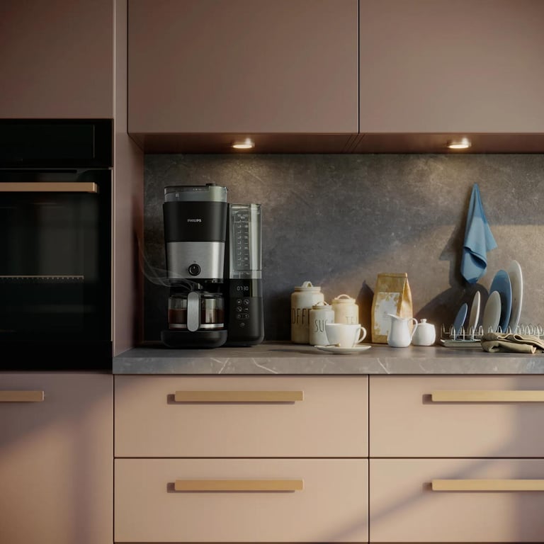 Philips All-in-1 Brew HD7900 Cafetière filtre avec broyeur intégré - Neuf