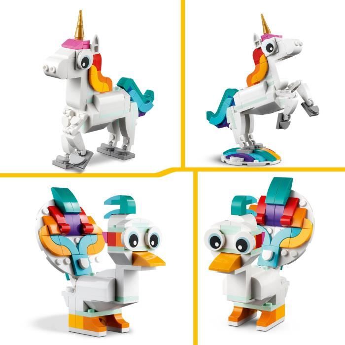 Lego Creator La Licorne Magique 31140 Lego La Boîte - vue 3
