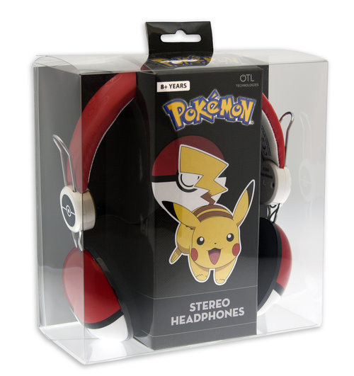 OTL Technologies Pokémon Pokéball Écouteurs Avec fil Arceau Musique Neuf - vue 2