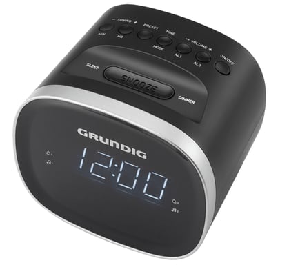 Grundig SCN230 Radio portable Horloge Numérique Noir
