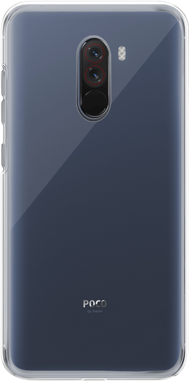 Coque semi-rigide transparente ultra fine pour Pocophone F1