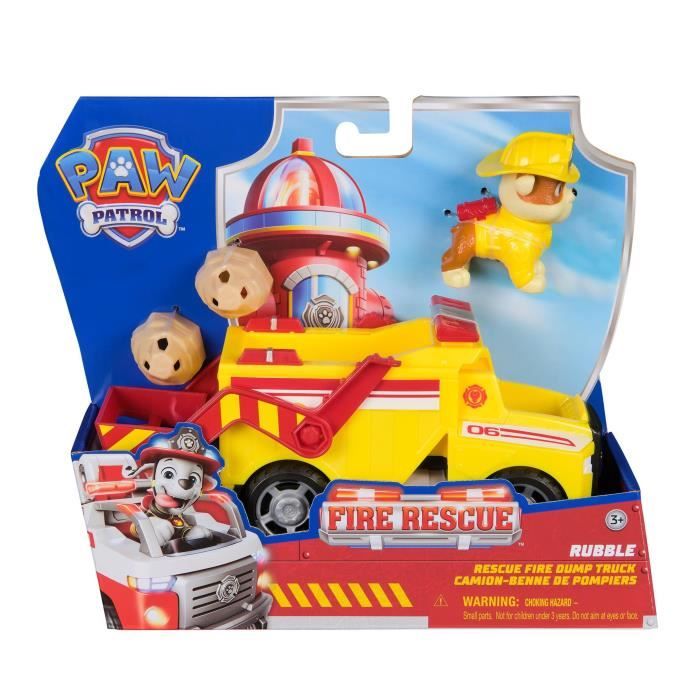 Véhicule et figurine Paw Patrol Fire rescue Ruben Paw Patrol Pat’patrouille - vue 2