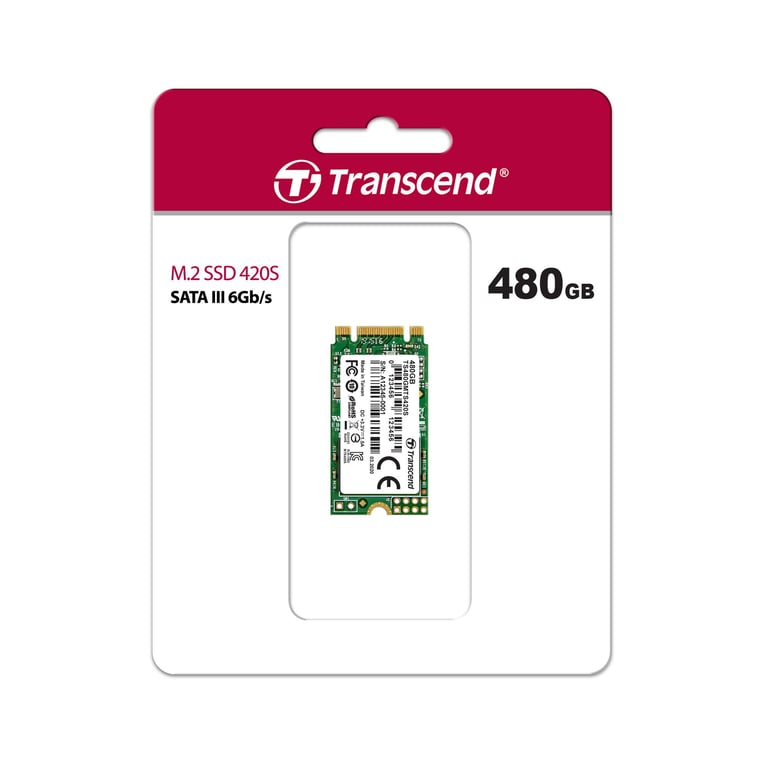 Transcend 480 Go .2 Série ATA III 3D NAND Neuf - vue 2