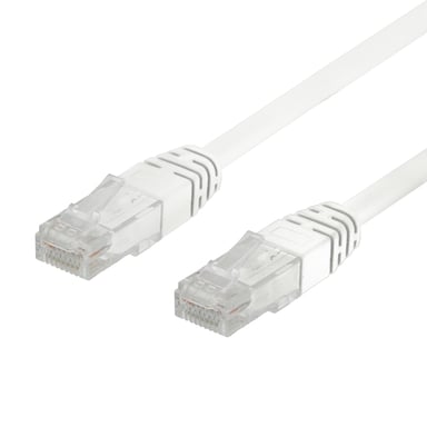 Deltaco TP-603V cavo di rete Bianco 0,3 m Cat6 U/UTP (UTP)