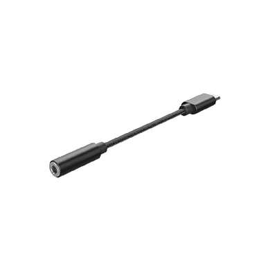 Fairphone ACADAP-3ZW-WW1 cambiador de género para cable USB-C Mini Audio Jack Negro
