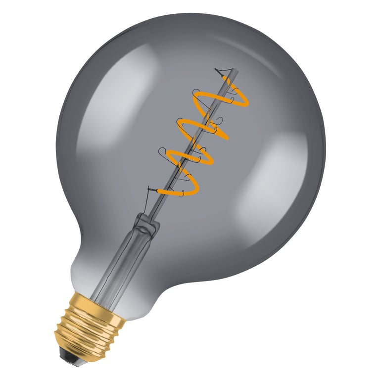 OSRAM Ampoule LED globe Ed.1906 filament spiral smoke E27 Ø125 mm 140 lm