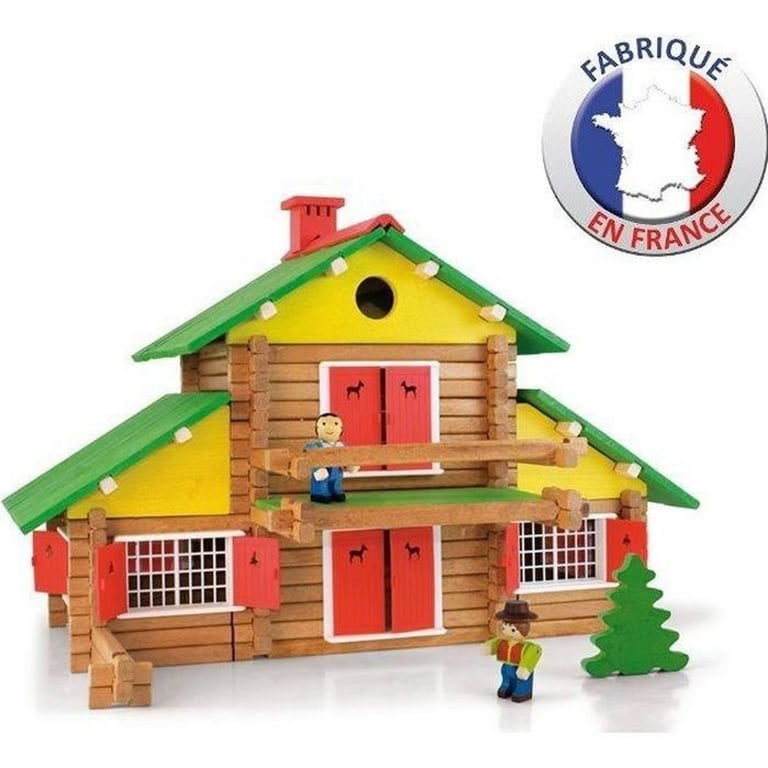 Jeu De Construction Mon Chalet En Bois 240 Pieces - vue 5