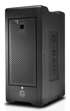 SanDisk G-RAID SHUTTLE 8 boîtier de disques 48 To Bureau Noir