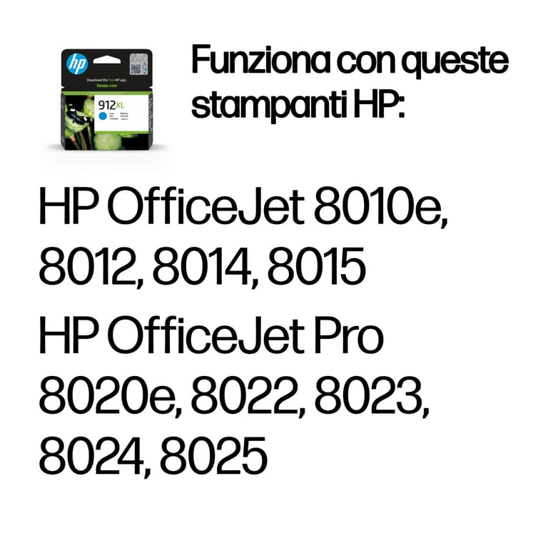 HP 912XL Cartouche d'encre cyan authentique grande capacité Neuf - vue 2