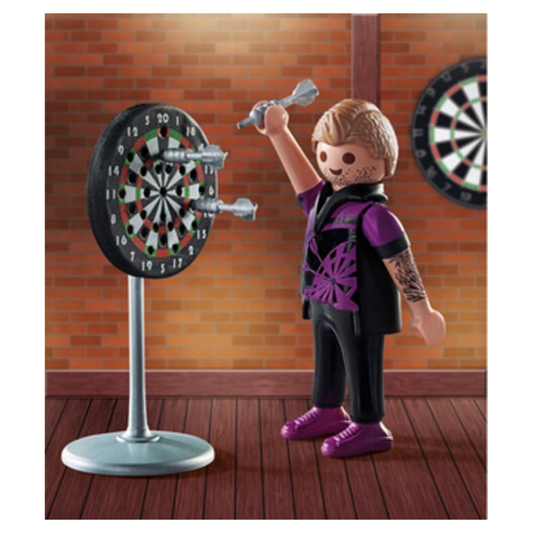 Joueur De Fléchettes Playmobil La Boîte - vue 2